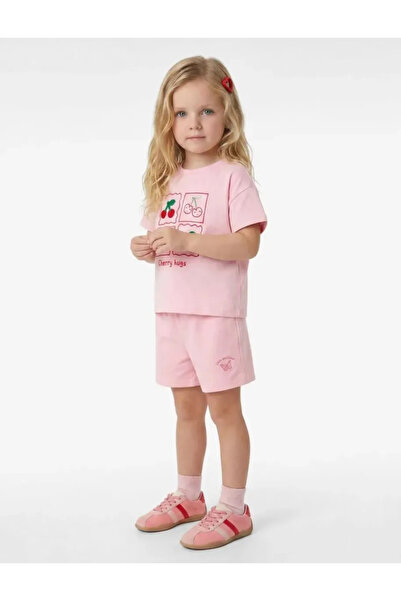 Koton Elastic Waist Embroidered Detailed Cotton Shorts