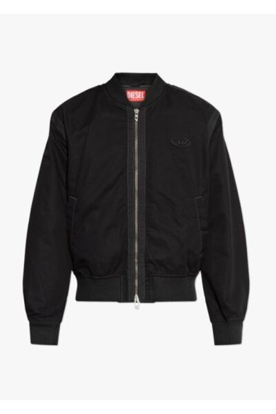 Diesel SİYAH ERKEK J-TYPER GIACCA LOGOLU MONT