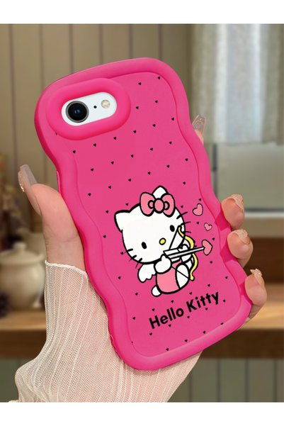 Hontinga iPhone 8 Compatible Case Camera Protector Red Silicone Couple Phone ...
