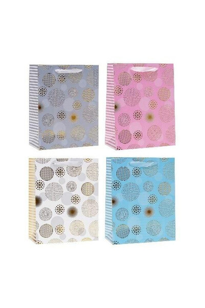 OEM Punga/sacosa cadou decorativa Rozette, cu hot stamp si modele mixte, mult...