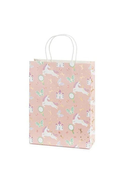 OEM Punga cadou PartyDeco Unicorni, din hartie, cu manere din snur, Multicolo...