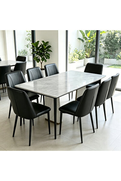 HayaBazaar Modern Dining Chair,High Back with Soft Seat,for Kitchen, Dining R...