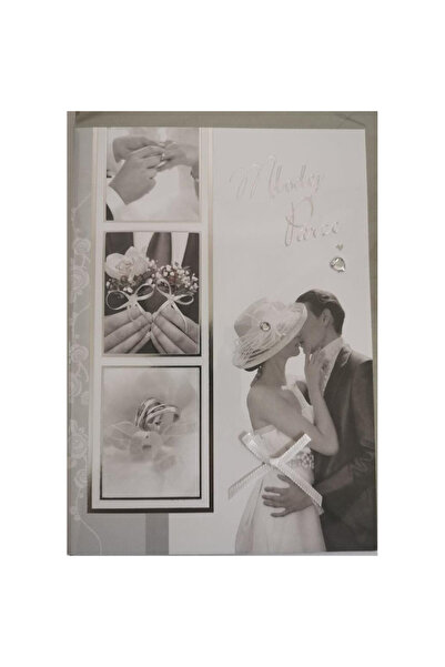 PANORAMA Felicitare nunta Karnet B6 Premium 40, cu plic, folie decorativa, 17...