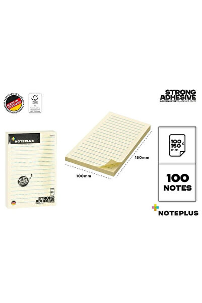 OEM Hârtie adezivă MP Main Paper 100x150 mm, 100 bucăți, liniată