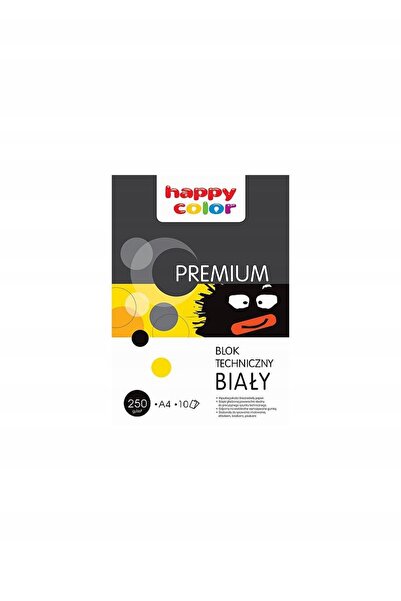 GDD Hartie glasata Happy Color, A4, 10 coli, Alb