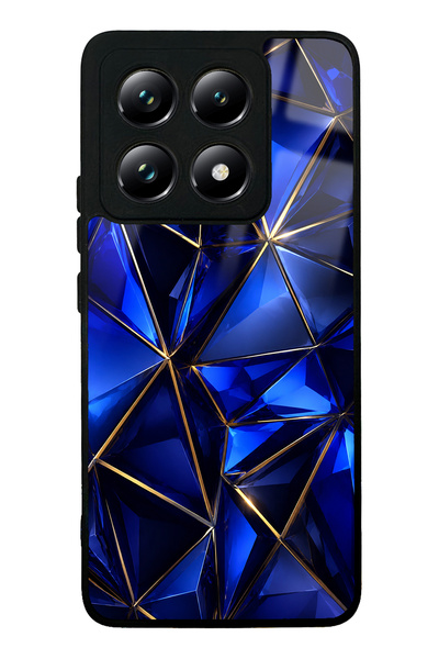 Spoyi Xiaomi Mi 14t Sapphire Crystal Edge Design Glossy Phone Case