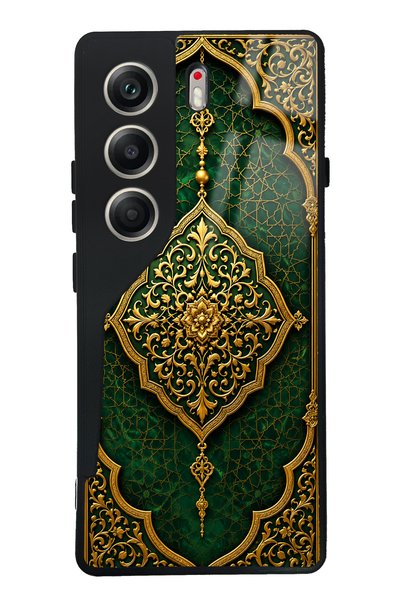 Spoyi Tecno Camon 40 Emerald Ottoman Majesty Design Glossy Phone Case