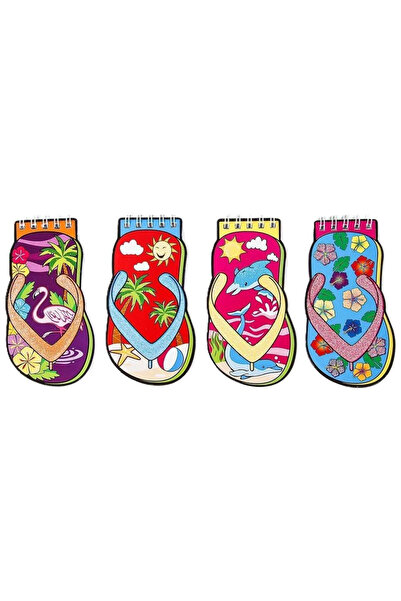 fandy Set 4 blocnotes in forma de japonka, 38 foi, cu spirala, 66×127 mm, cu ...
