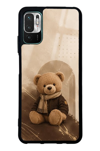 Spoyi حافظة هاتف لامعة بتصميم تيدي مريح لهاتف Xiaomi Redmi Note 10 5G