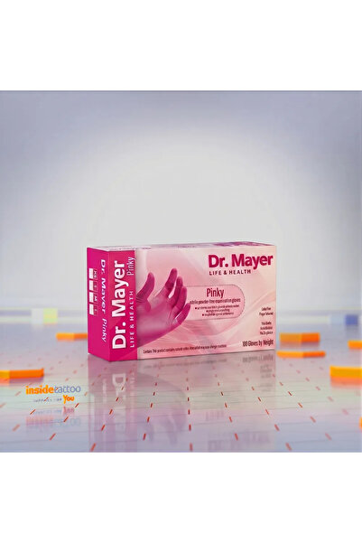 Dr. Mayer Mănuși de examinare, Dr. Mayer, NITRIL, XS, 100 bucăți, Roz, pentru utilizare în clinică
