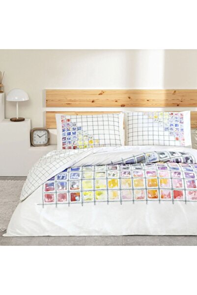 Taç Double Duvet Cover Set with Stretchy 160x200 cm, TAC Charmian, %100 cotto...