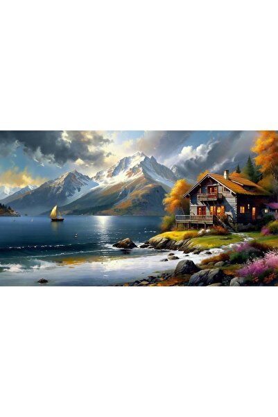 mural home لوحة جدارية - الطبيعة - 100cm * 56cm