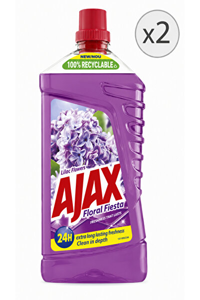 Ajax Pachet de 2 x Solutie Lichida Liliac 2 x 1 L