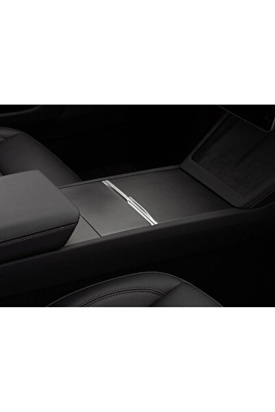 Tesay Protecție consolă centrală (textură carbon) – Tesla Model Y Juniper