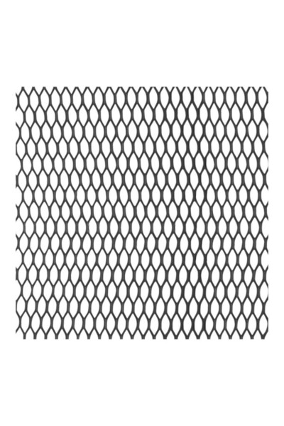RapidAuto Grila spoiler Automax aluminiu neagra 100x25cm, ochi de 16x7 mm , 1...