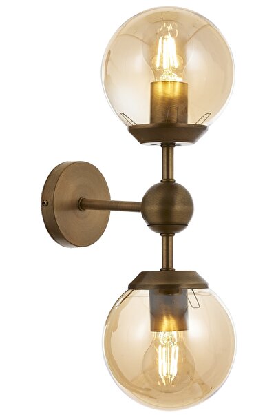 Avonni Ap-62076-02 Antique Finish Sconce E27 Metal H: 45 Cm, Wxd: 15X25 cm