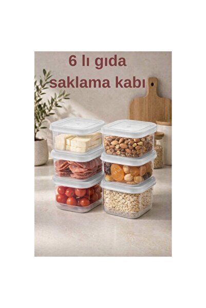 Piev Breakfast and Snack Food Storage Container Set of 6