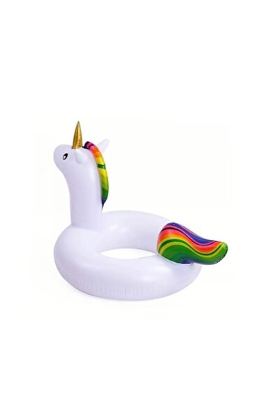 OEM Colac gonflabil, model Unicorn, 90 cm, roz, 8 ani+