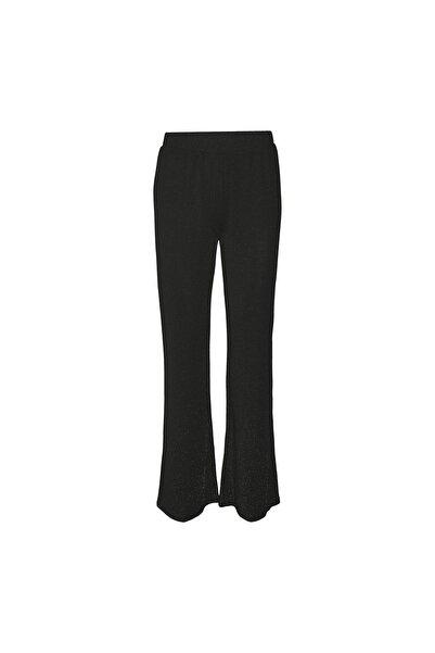 Vero Moda Γυναικεία Πλεκτά Παντελόνια 10296871 Μαύρο