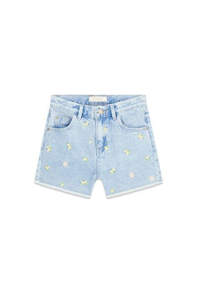 Guess Șorturi de blugi pentru fete J6GD35D45E0 Albastru