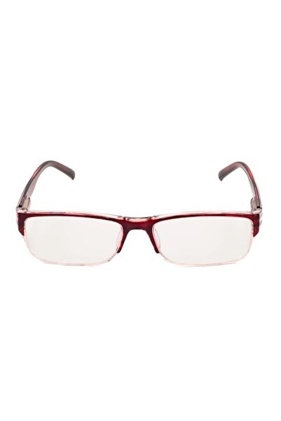 POLI Eyeglasses with plastic lenses and metal spring hinges +2.50, P0056r Red