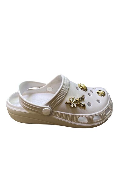 güven kundura Women's Closed Front and Back Stoned Eva Slippers
