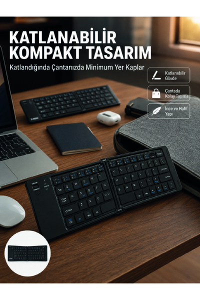 Genel Markalar Katlanabilir Klavye Telefon Bilgisayar
