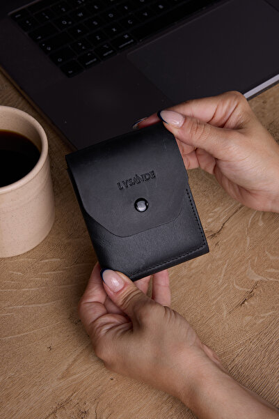 Lysande Viral Genuine Leather Mini Wallet and Card Holder with Money Compartm...