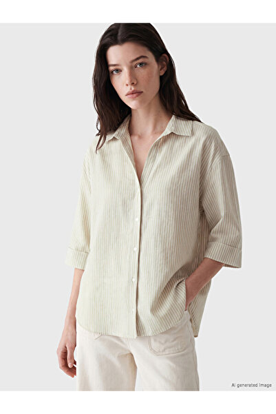 LC Waikiki Striped Women's Shirt for Style Enthusiasts from Uzg Store