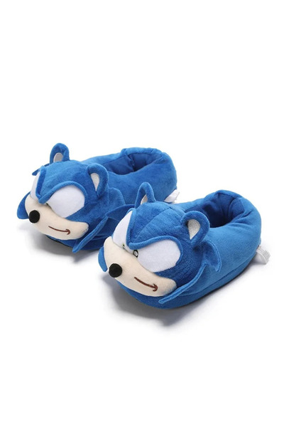 wafra store Winter Soft Sole Home Shoes Video Game Character Sonic Plush Slip...