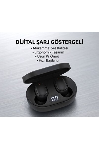 TEKNOTİMER Kulak İçi Bluetooth Kulaklık Hd Ses Extra Bass Yüksek Mikrofon Kal...