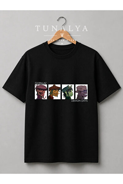 Grafftee Clothing Tunalya Gorillaz Original Design Premium Printed Unisex Cot...
