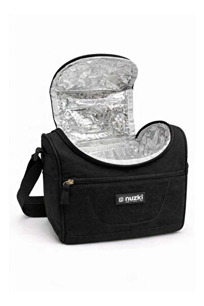 nuzki Insulated Lunch Bag with Shoulder Strap – Leakproof Thermal Food Storag...
