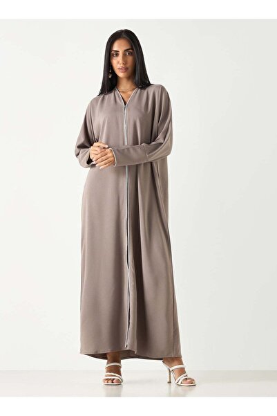 Azria Fashion Classic Abaya - Taupe