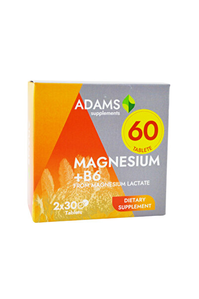 Adams Supplements Magneziu+B6 30tb+30tb