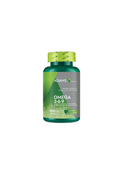 Adams Supplements Omega 3-6-9 100cps