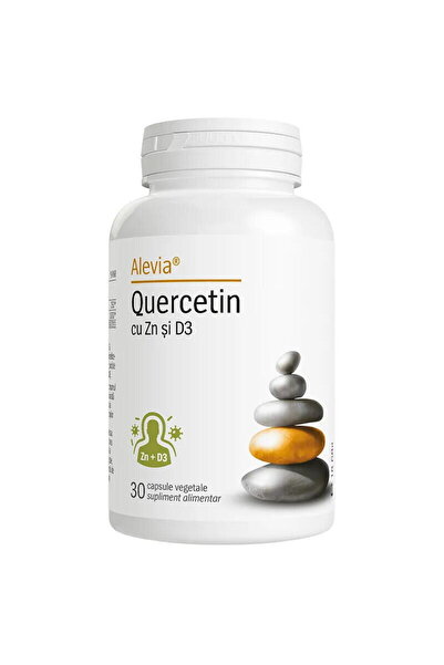 Alevia Quercetin cu Zn si D3 30cps