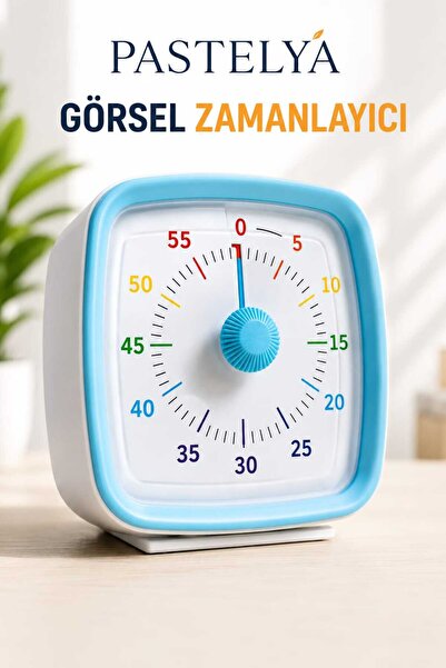 Pastelya Çocuk Çalışma Zamanlayıcı– 60 Dakikalık Görsel Zamanlayıcı (VT03)