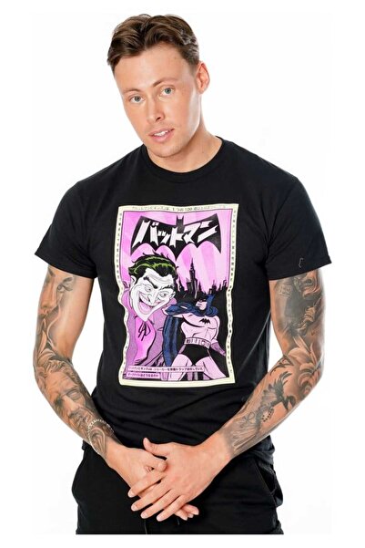CID Tricou barbati, CID, Batman Joker Poster, negru, bumbac, 2XL INTL