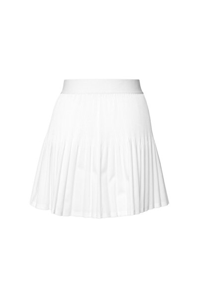 Lacoste Fustă de tenis pentru femei JF9990 Albă