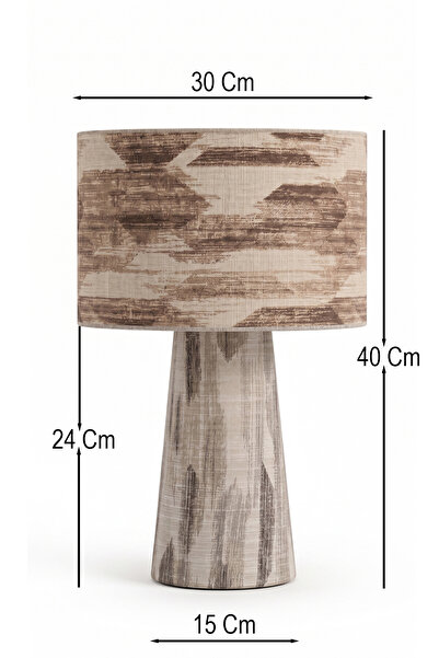 Hmydesign Handmade Kumaş Abajur - Brumea