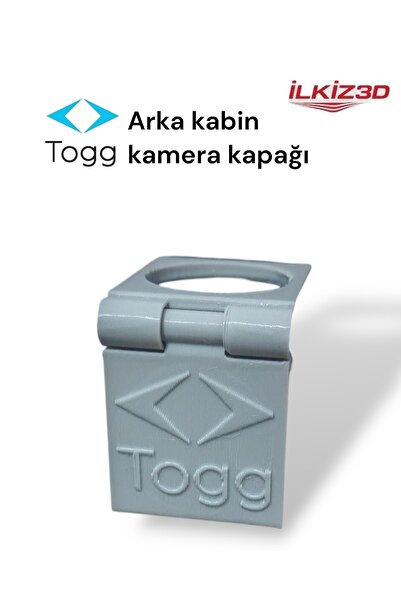 İlkiz3d Togg T10X Rear Cabin Camera Cover - Special Design with Logo