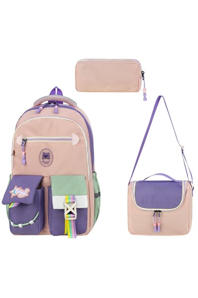 Çınka Bags Water Resistant Fabric Luxury Foil Thermal Lunch Bag and Pencil Ca...