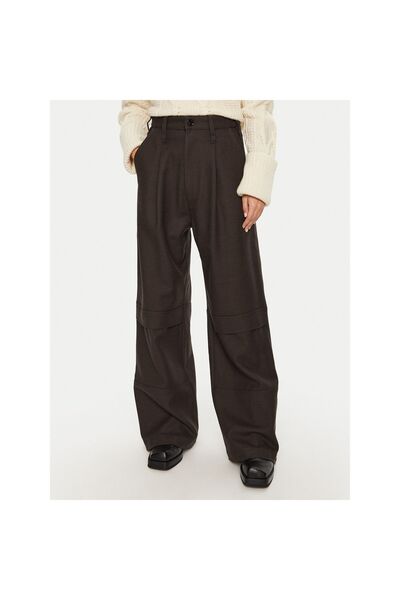 ami Paris Pantaloni de damă din material textil FTR305.WV0018 Maro