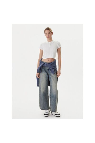 RVCA Pulover de damă 23B071502-WPW Alb