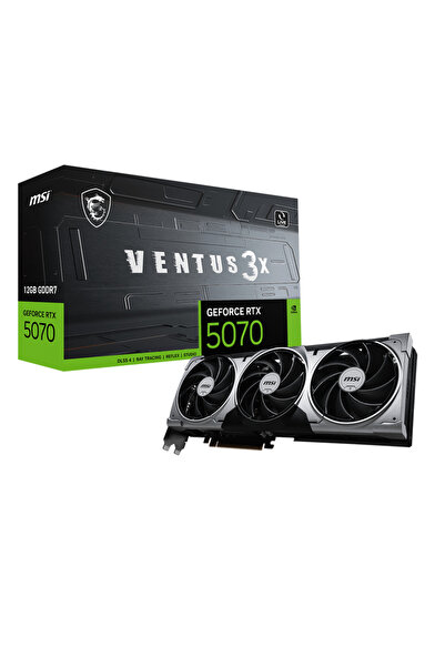 MSI GeForce RTX 5070 12G VENTUS 3X GDDR7 DLSS 4 192 Bit Ekran Karti