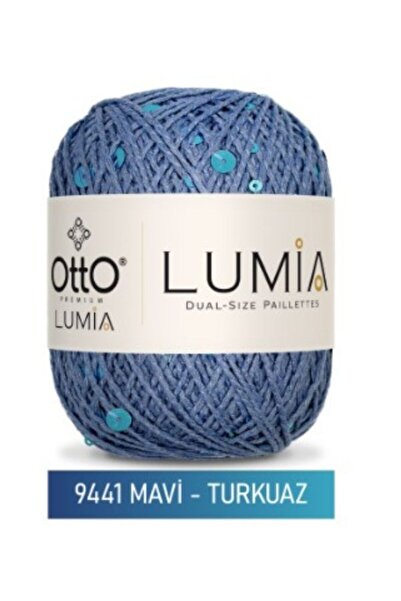 Atölye MaDe Otto Lumia -9441 Mavi Turkuaz- Çift Boy Pullu 50gr 90m - %85Pamuk...