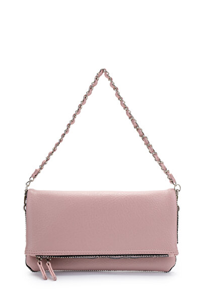 minebag Folding Cover Chain Portfolio Women's Crossbody Bag Hamah Powder