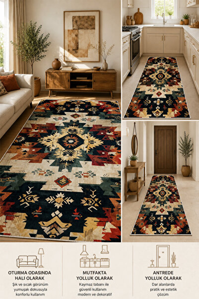 aymira home Digital Printing Four Seasons Non-Slip Base Washable Cutting Corr...