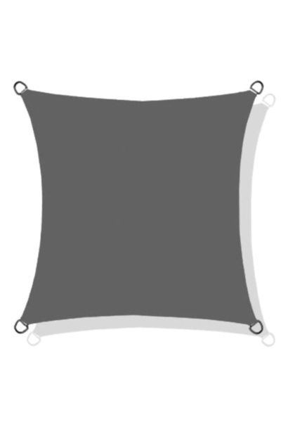 Other Velă de umbrire, impermeabilă, nailon, 5x5 m, gri